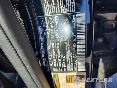 Zdjęcie 12 z 12 samochodu: 2011 MERCEDES-BENZ GLK 350 4MATIC VIN:WDCGG8HB9BF688363 - miniatura