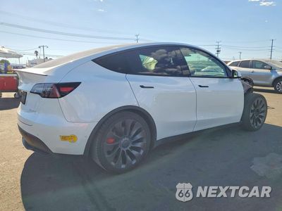 Trzecie zdjęcie samochodu z tyłu: 2022 TESLA MODEL Y VIN:7SAYGDEF5NF326956 - miniatura