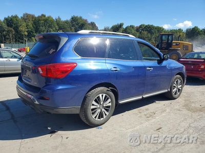 Trzecie zdjęcie samochodu z tyłu: 2017 NISSAN PATHFINDER S VIN:5N1DR2MM9HC690885 - miniatura