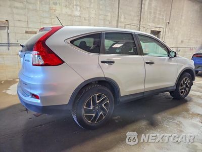 Trzecie zdjęcie samochodu z tyłu: 2016 HONDA CR-V SE VIN:5J6RM4H4XGL065550 - miniatura