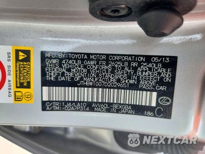 Zdjęcie 12 z 12 samochodu: 2013 LEXUS ES 300H VIN:JTHBW1GG7D2029651 - miniatura