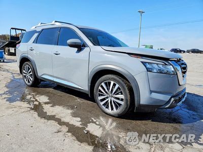 Czwarte zdjęcie samochodu z boku: 2022 NISSAN PATHFINDER PLATINUM VIN:5N1DR3DJ2NC263250 - miniatura