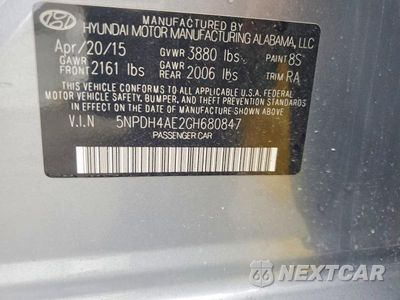 Zdjęcie 12 z 12 samochodu: 2016 HYUNDAI ELANTRA SE VIN:5NPDH4AE2GH680847 - miniatura