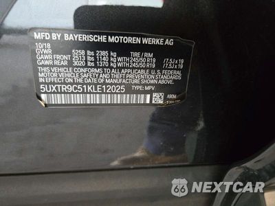 Zdjęcie 13 z 13 samochodu: 2019 BMW X3 XDRIVE30I VIN:5UXTR9C51KLE12025 - miniatura