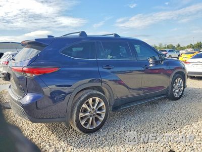 Trzecie zdjęcie samochodu z tyłu: 2021 TOYOTA HIGHLANDER LIMITED VIN:5TDYZRAH5MS523695 - miniatura