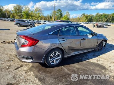 Trzecie zdjęcie samochodu z tyłu: 2017 HONDA CIVIC LX VIN:2HGFC2F53HH567490 - miniatura
