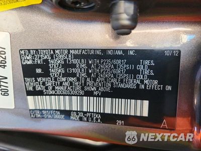 Zdjęcie 13 z 13 samochodu: 2013 TOYOTA SIENNA LE VIN:5TDKK3DC6DS309290 - miniatura