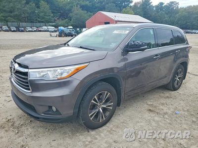 2016 TOYOTA HIGHLANDER XLE 5TDJKRFH7GS291572 - główne zdjęcie licytacji z USA - miniatura