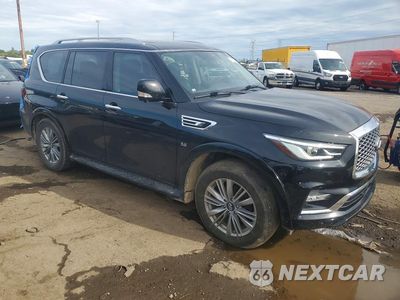 Czwarte zdjęcie samochodu z boku: 2019 INFINITI QX80 LUXE VIN:JN8AZ2NE9K9237390 - miniatura