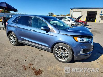 Czwarte zdjęcie samochodu z boku: 2019 FORD EDGE TITANIUM VIN:2FMPK4K98KBB87366 - miniatura