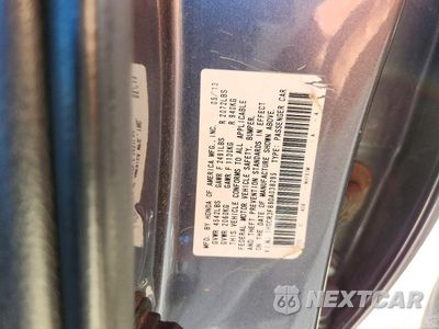 Zdjęcie 12 z 12 samochodu: 2013 HONDA ACCORD EXL VIN:1HGCR3F89DA038295 - miniatura