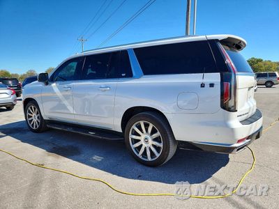 Drugie zdjęcie samochodu z przodu: 2021 CADILLAC ESCALADE ESV PREMIUM LUXURY PLATINUM VIN:1GYS3MKL9MR277630 - miniatura