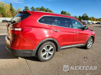 Trzecie zdjęcie samochodu z tyłu: 2016 HYUNDAI SANTA FE SE VIN:KM8SM4HF1GU143115 - miniatura