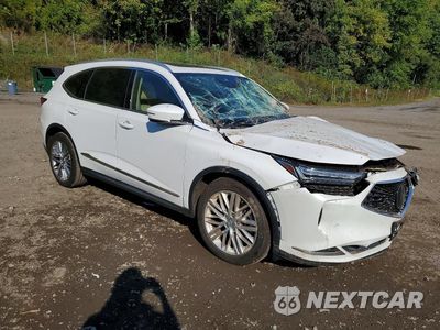 Czwarte zdjęcie samochodu z boku: 2022 ACURA MDX ADVANCE VIN:5J8YE1H86NL016036 - miniatura