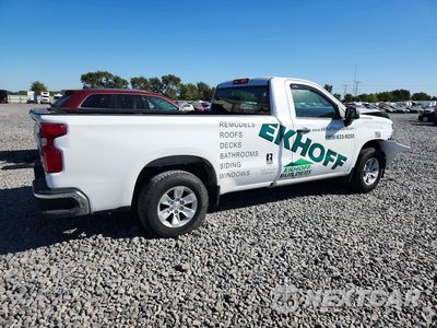 Trzecie zdjęcie samochodu z tyłu: 2021 CHEVROLET SILVERADO C1500 VIN:3GCNWAEF0MG348020 - miniatura