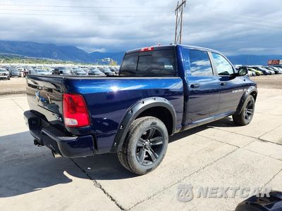 Trzecie zdjęcie samochodu z tyłu: 2012 DODGE RAM 1500 SPORT VIN:1C6RD7MT5CS211333 - miniatura