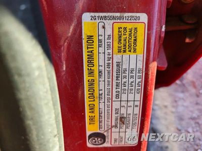 Zdjęcie 12 z 12 samochodu: 2008 CHEVROLET IMPALA LS VIN:2G1WB55N989122520 - miniatura