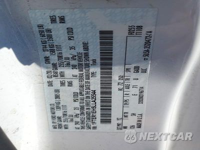 Zdjęcie 12 z 12 samochodu: 2020 FORD RANGER XL VIN:1FTER1EH5LLA25544 - miniatura