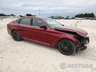 Czwarte zdjęcie samochodu z boku: 2018 GENESIS G80 SPORT VIN:KMHGN4JB5JU218738 - miniatura