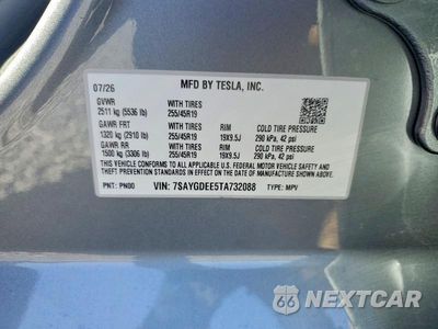 Zdjęcie 13 z 13 samochodu: 2026 TESLA MODEL Y VIN:7SAYGDEE5TA732088 - miniatura