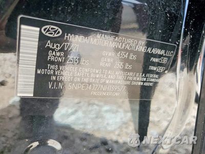 Zdjęcie 12 z 12 samochodu: 2022 HYUNDAI SONATA SEL PLUS VIN:5NPEJ4J27NH139577 - miniatura