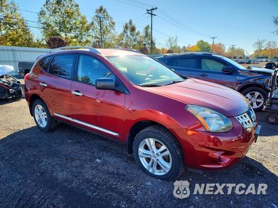Czwarte zdjęcie samochodu z boku: 2015 NISSAN ROGUE SELECT S VIN:JN8AS5MV9FW765400 - miniatura