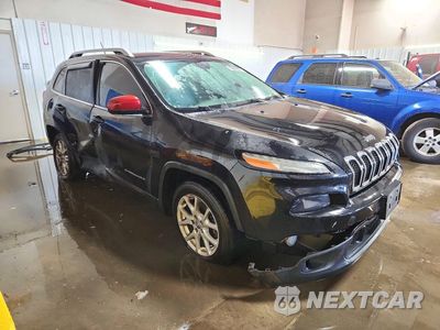 Czwarte zdjęcie samochodu z boku: 2014 JEEP CHEROKEE LATITUDE VIN:1C4PJLCS5EW106121 - miniatura