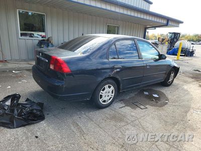 Trzecie zdjęcie samochodu z tyłu: 2001 HONDA CIVIC LX VIN:2HGES16571H593606 - miniatura