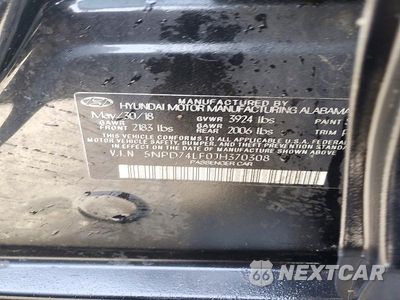 Zdjęcie 12 z 12 samochodu: 2018 HYUNDAI ELANTRA SE VIN:5NPD74LF0JH370308 - miniatura