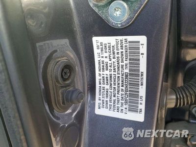 Zdjęcie 12 z 12 samochodu: 2017 HONDA CIVIC EX VIN:19XFC2F8XHE223983 - miniatura
