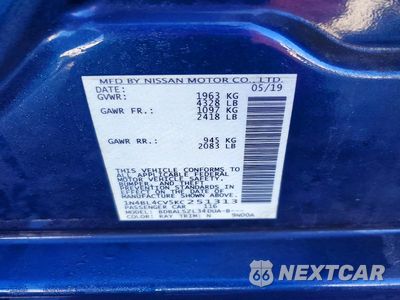 Zdjęcie 12 z 12 samochodu: 2019 NISSAN ALTIMA SR VIN:1N4BL4CV5KC251313 - miniatura