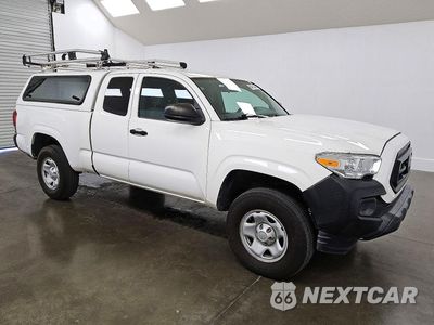 Czwarte zdjęcie samochodu z boku: 2021 TOYOTA TACOMA SR VIN:3TYRX5GN2MT029749 - miniatura