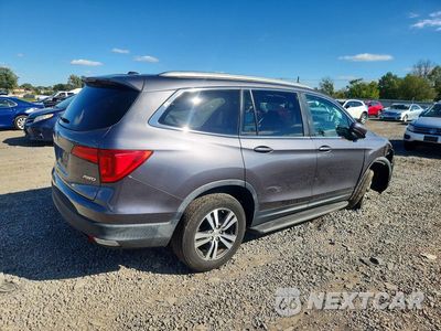 Trzecie zdjęcie samochodu z tyłu: 2018 HONDA PILOT EXLN VIN:5FNYF6H74JB070786 - miniatura