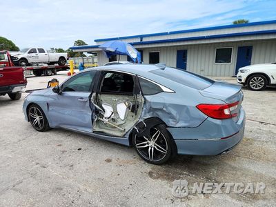 Drugie zdjęcie samochodu z przodu: 2021 HONDA ACCORD TOURING HYBRID VIN:1HGCV3F91MA005568 - miniatura