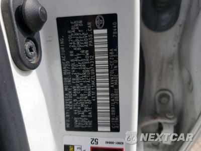 Zdjęcie 13 z 13 samochodu: 2020 TOYOTA CAMRY XLE VIN:4T1F11AK2LU974312 - miniatura