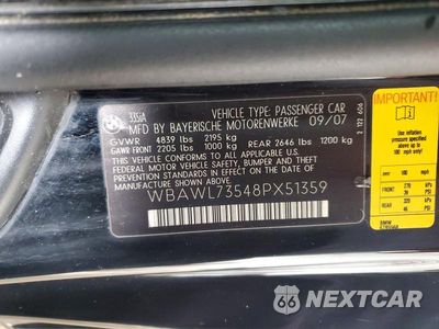 Zdjęcie 12 z 12 samochodu: 2008 BMW 335 I VIN:WBAWL73548PX51359 - miniatura
