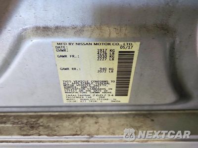 Zdjęcie 12 z 12 samochodu: 2017 NISSAN ALTIMA 2.5 S VIN:1N4AL3AP6HC260234 - miniatura