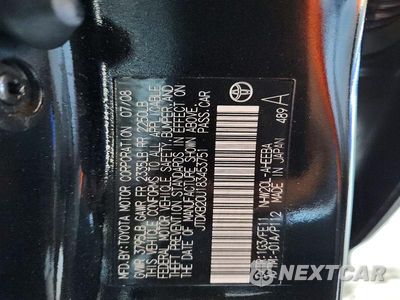 Zdjęcie 12 z 12 samochodu: 2008 TOYOTA PRIUS BASE VIN:JTDKB20U183453751 - miniatura