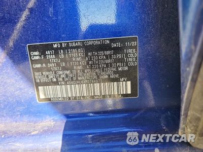 Zdjęcie 13 z 13 samochodu: 2024 SUBARU CROSSTREK WILDERNESS VIN:4S4GUHU6XR3744972 - miniatura