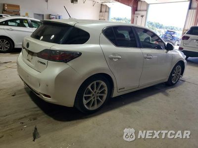 Trzecie zdjęcie samochodu z tyłu: 2013 LEXUS CT 200 VIN:JTHKD5BH8D2153229 - miniatura