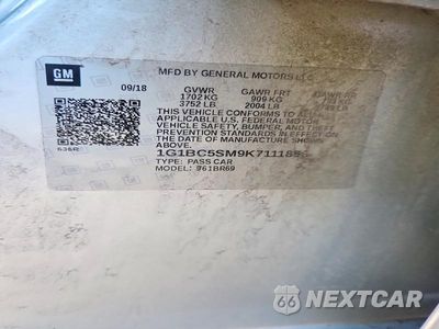 Zdjęcie 13 z 13 samochodu: 2019 CHEVROLET CRUZE LS VIN:1G1BC5SM9K7111856 - miniatura
