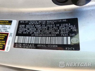 Zdjęcie 12 z 12 samochodu: 2009 TOYOTA CAMRY HYBRID VIN:4T1BB46K69U066993 - miniatura