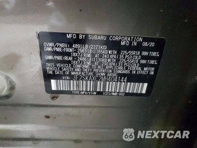 Zdjęcie 12 z 12 samochodu: 2021 SUBARU FORESTER TOURING VIN:JF2SKAXC2MH404144 - miniatura