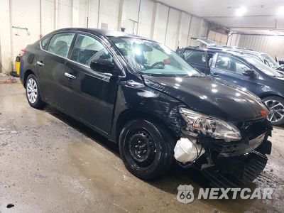 Czwarte zdjęcie samochodu z boku: 2014 NISSAN SENTRA S VIN:3N1AB7AP0EY205062 - miniatura