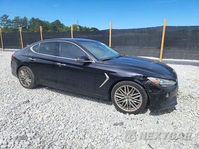 Czwarte zdjęcie samochodu z boku: 2021 GENESIS G70 ELITE VIN:KMTG34LA6MU072001 - miniatura