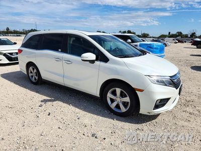 Czwarte zdjęcie samochodu z boku: 2019 HONDA ODYSSEY EXL VIN:5FNRL6H72KB114413 - miniatura