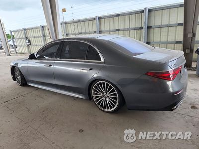 Drugie zdjęcie samochodu z przodu: 2022 MERCEDES-BENZ S 580 4MATIC VIN:W1K6G7GB6NA099694 - miniatura