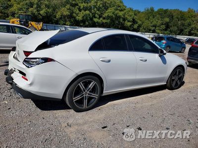 Trzecie zdjęcie samochodu z tyłu: 2020 MERCEDES-BENZ CLA 250 VIN:WDD5J4GB9LN062222 - miniatura