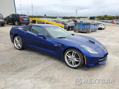 Czwarte zdjęcie samochodu z boku: 2018 CHEVROLET CORVETTE STINGRAY 1LT VIN:1G1YB2D76J5105526 - miniatura
