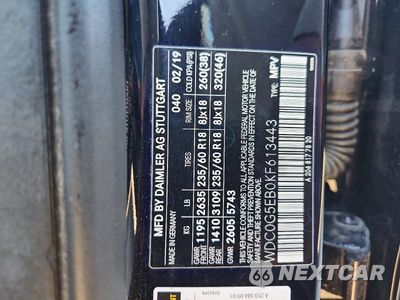 Zdjęcie 13 z 13 samochodu: 2019 MERCEDES-BENZ GLC 350E VIN:WDC0G5EB0KF613443 - miniatura